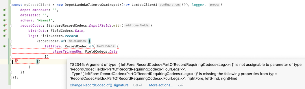 creating a codec around the first leg